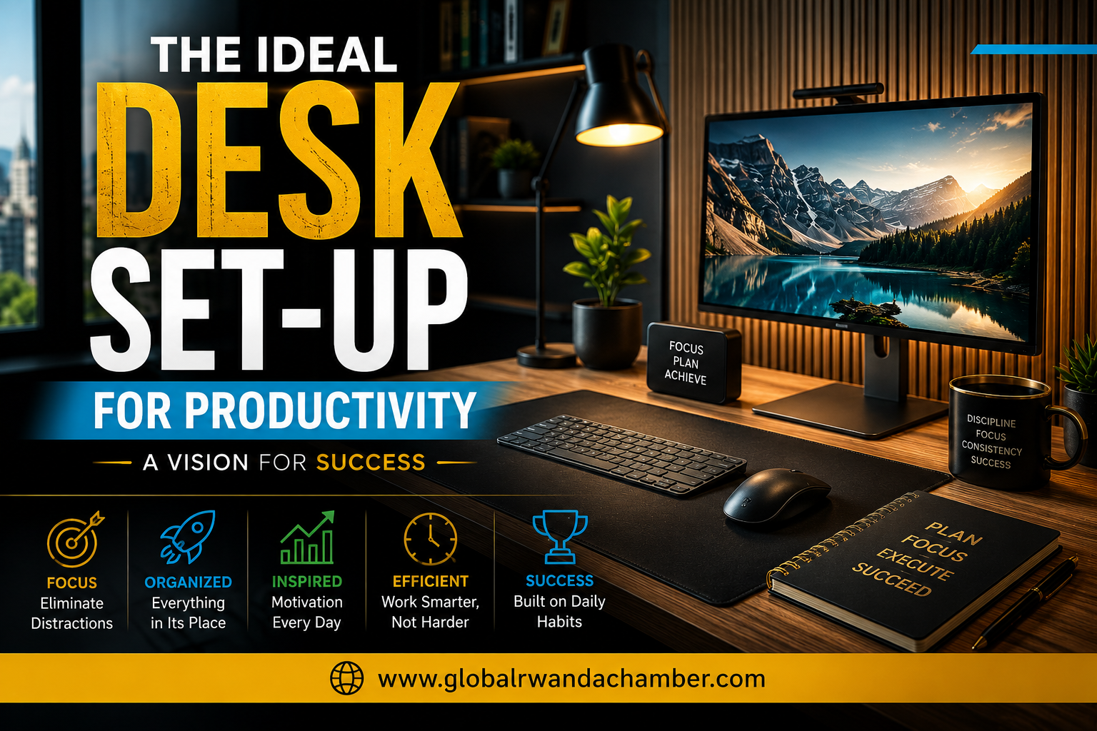 The Ideal Desk Setup for Productivity The Silent System That Separates High Performers from the Overwhelmed